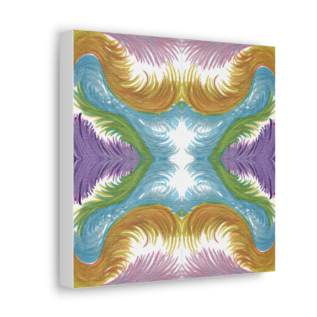 Lyran Feathers Variation 2 Caden Caraco Canvas Gallery Wrap