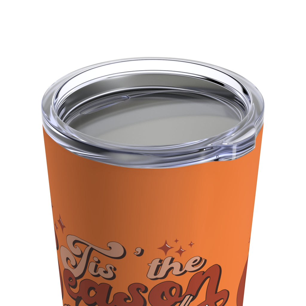 Tis The Season For Pumpkin Spice Retro Style Fall Autumn Stainless Steel Tumbler 20oz