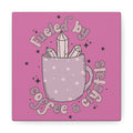 Fueled By Coffee And Crystals Canvas Gallery Wrap