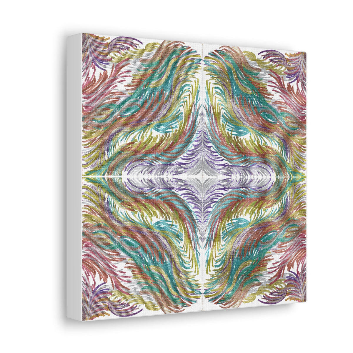Space Feathers 4 Variation 1 Caden Caraco Canvas Gallery Wrap