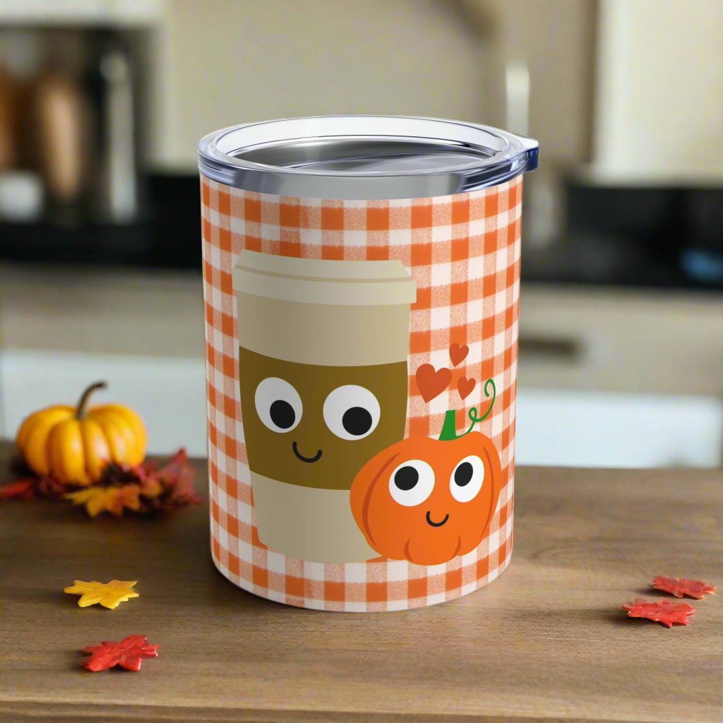 Pumpkin Spice Love Stainless Steel Tumbler 10oz