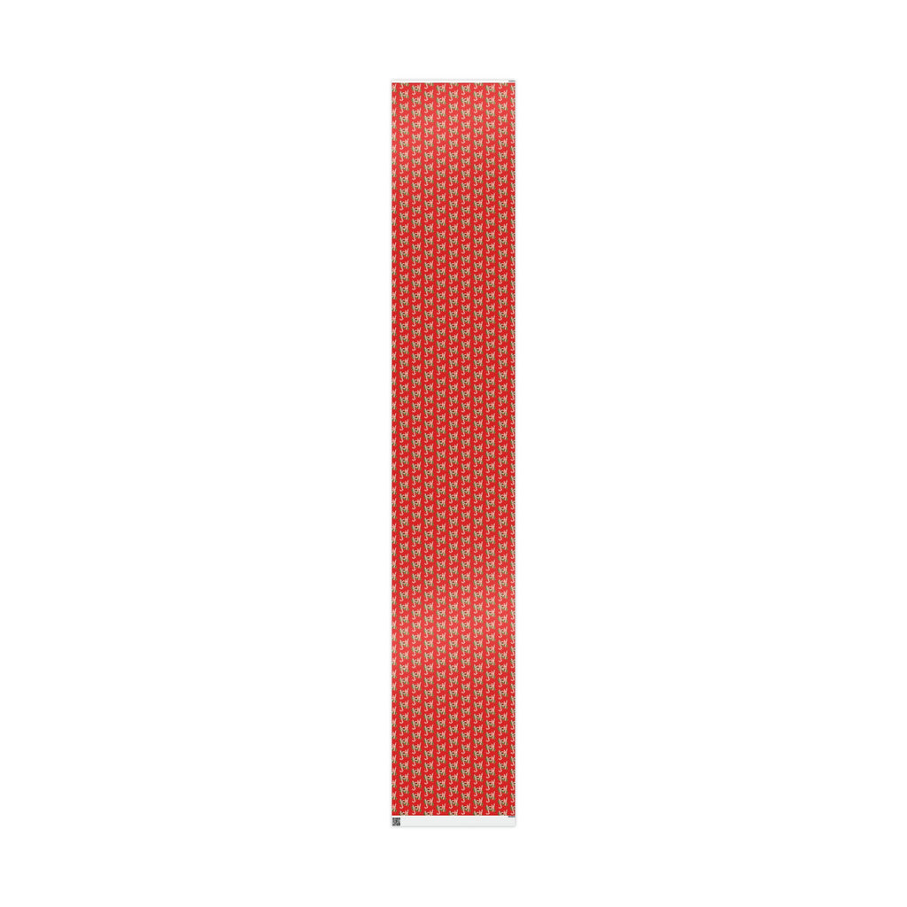 Joy Candy Canes Retro Christmas Holiday Gift Wrap Paper - Glossy Or Matte