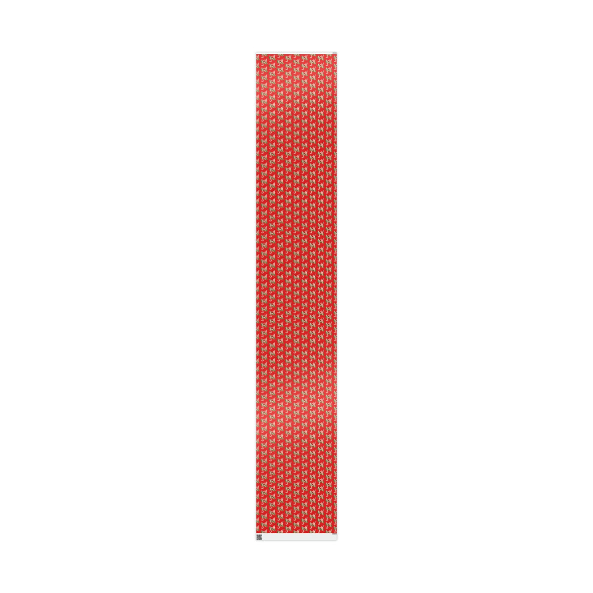 Joy Candy Canes Retro Christmas Holiday Gift Wrap Paper - Glossy Or Matte