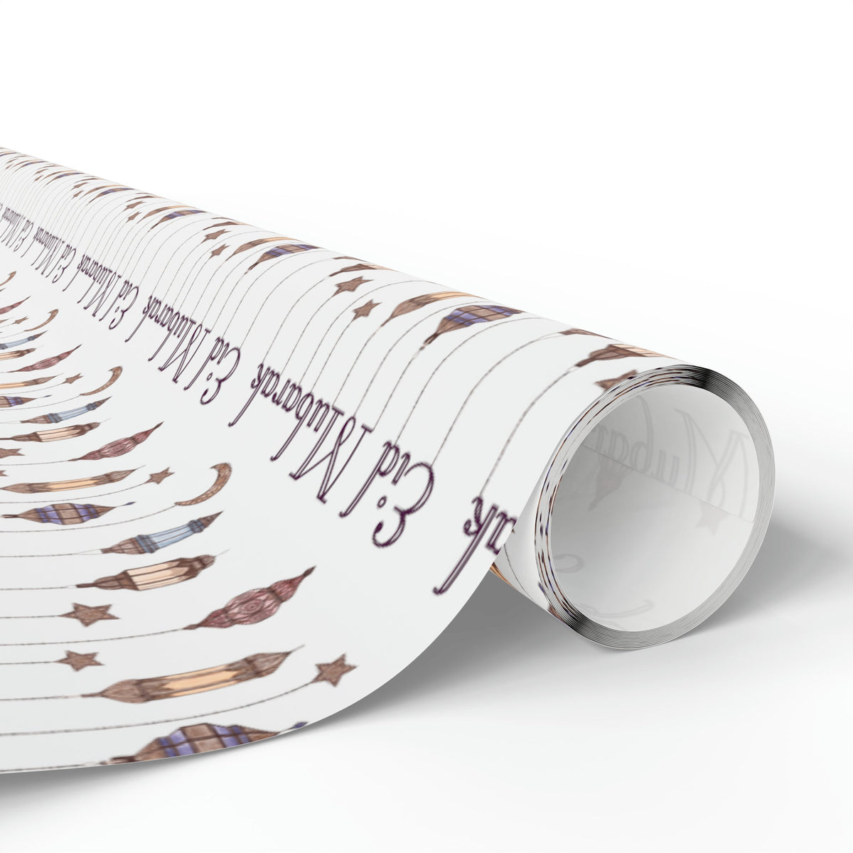 Eid Mubarak Festival Arabic Lanterns Holiday Holiday Gift Wrap Paper - Glossy Or Matte