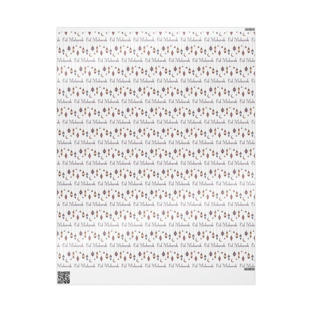 Eid Mubarak Festival Arabic Lanterns Holiday Holiday Gift Wrap Paper - Glossy Or Matte