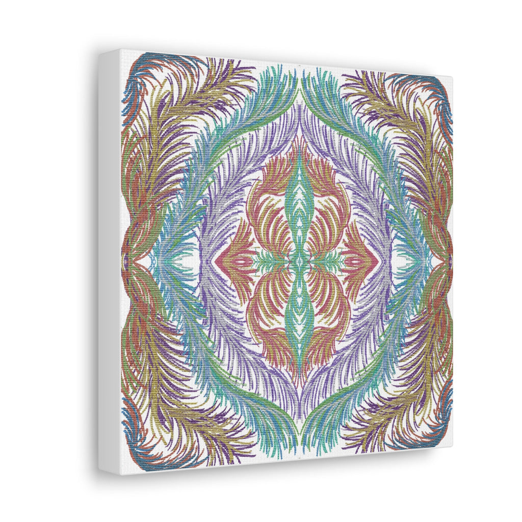 Space Feathers Variation 3 Caden Caraco Canvas Gallery Wrap