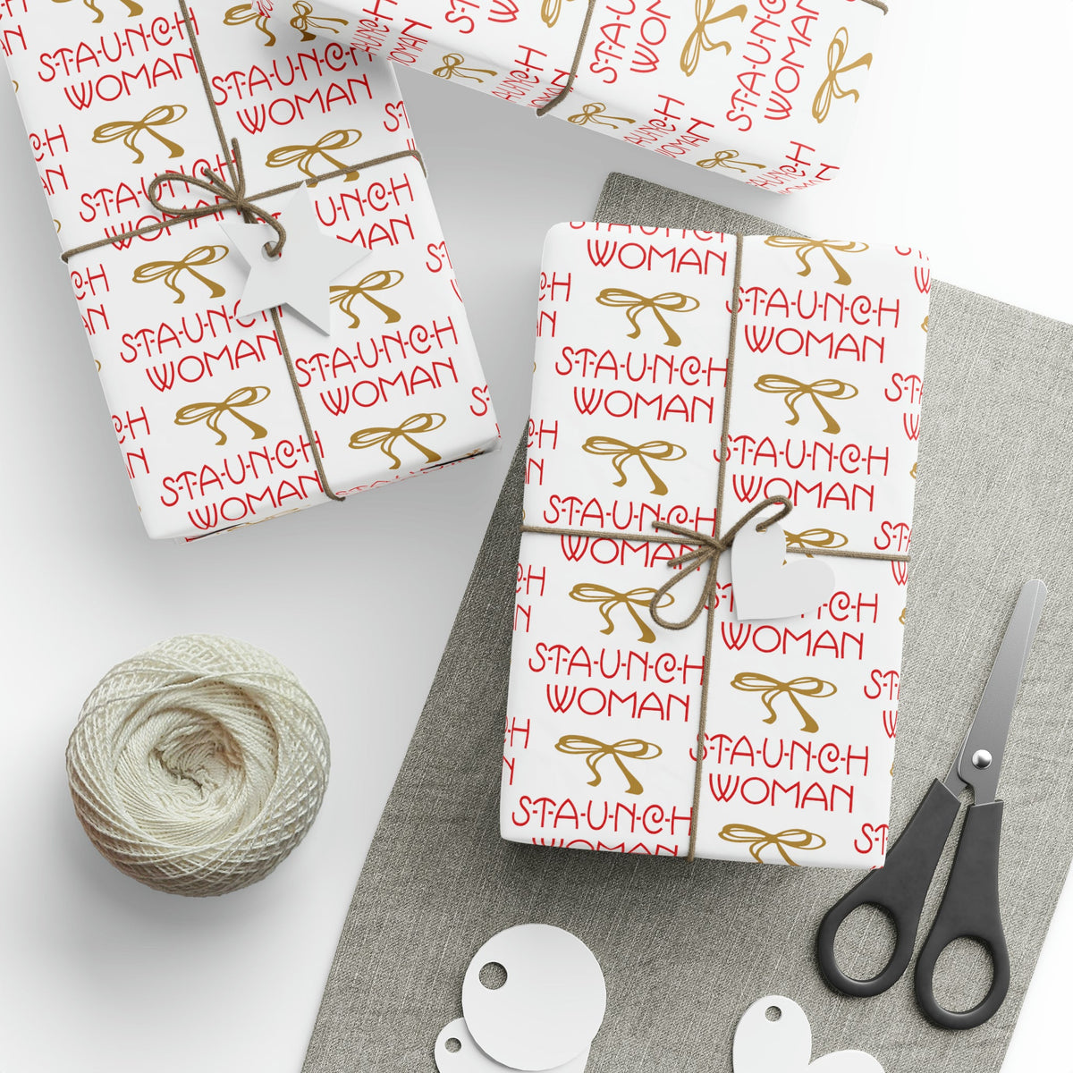 Little Edie Staunch Woman Gift Wrap Paper - Glossy Or Matte