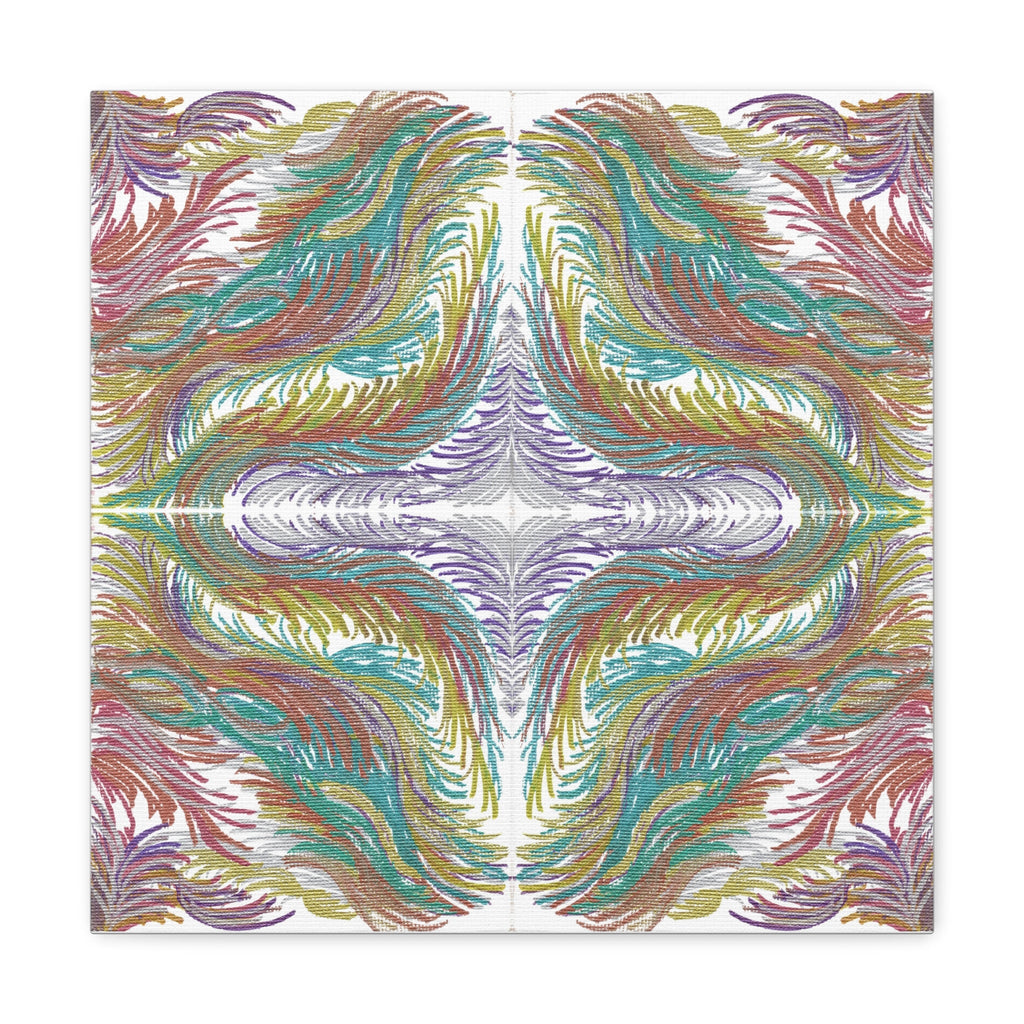 Space Feathers 4 Variation 1 Caden Caraco Canvas Gallery Wrap