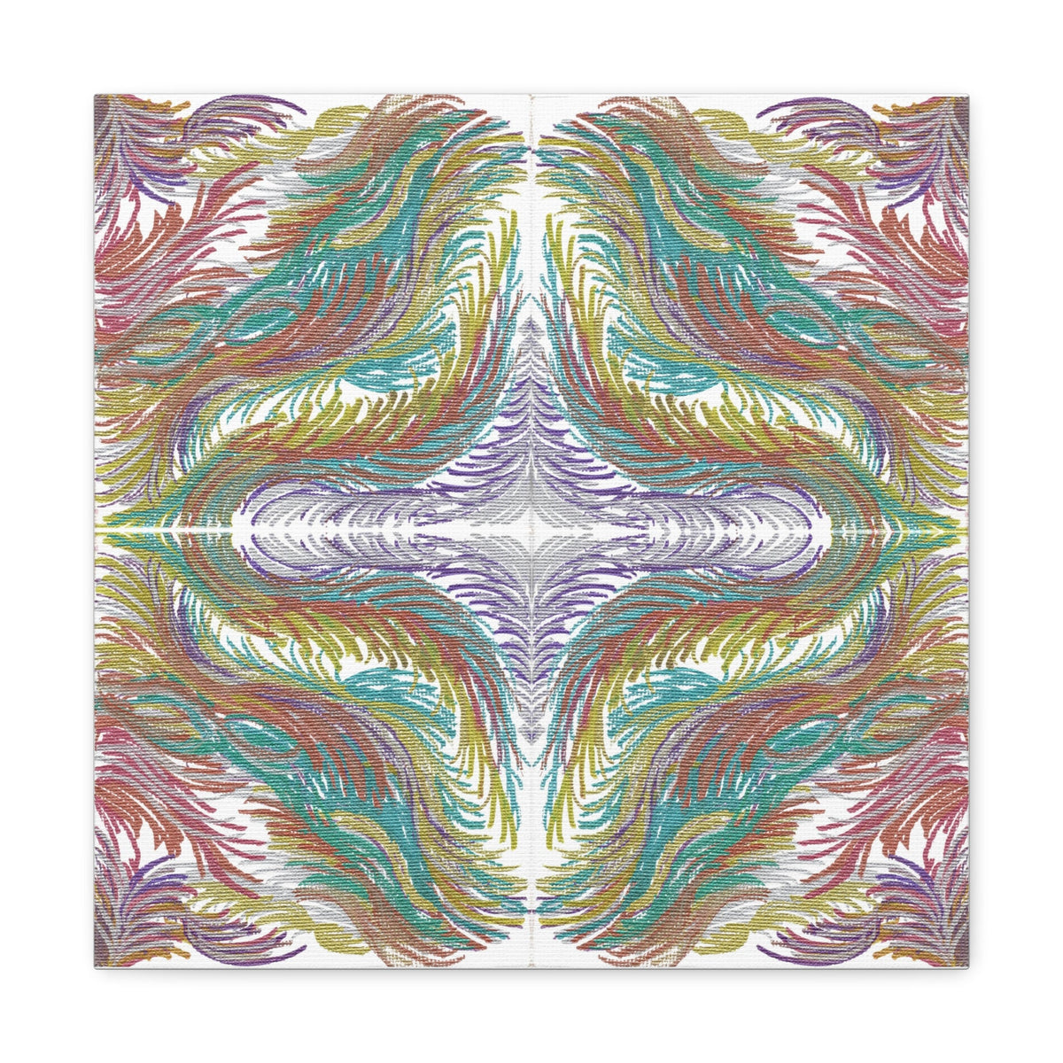 Space Feathers 4 Variation 1 Caden Caraco Canvas Gallery Wrap