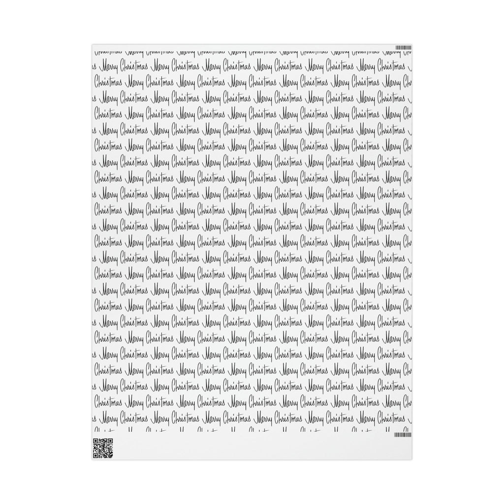 Merry Christmas Mid Century Retro Christmas Print Holiday Gift Wrap Paper - Glossy Or Matte