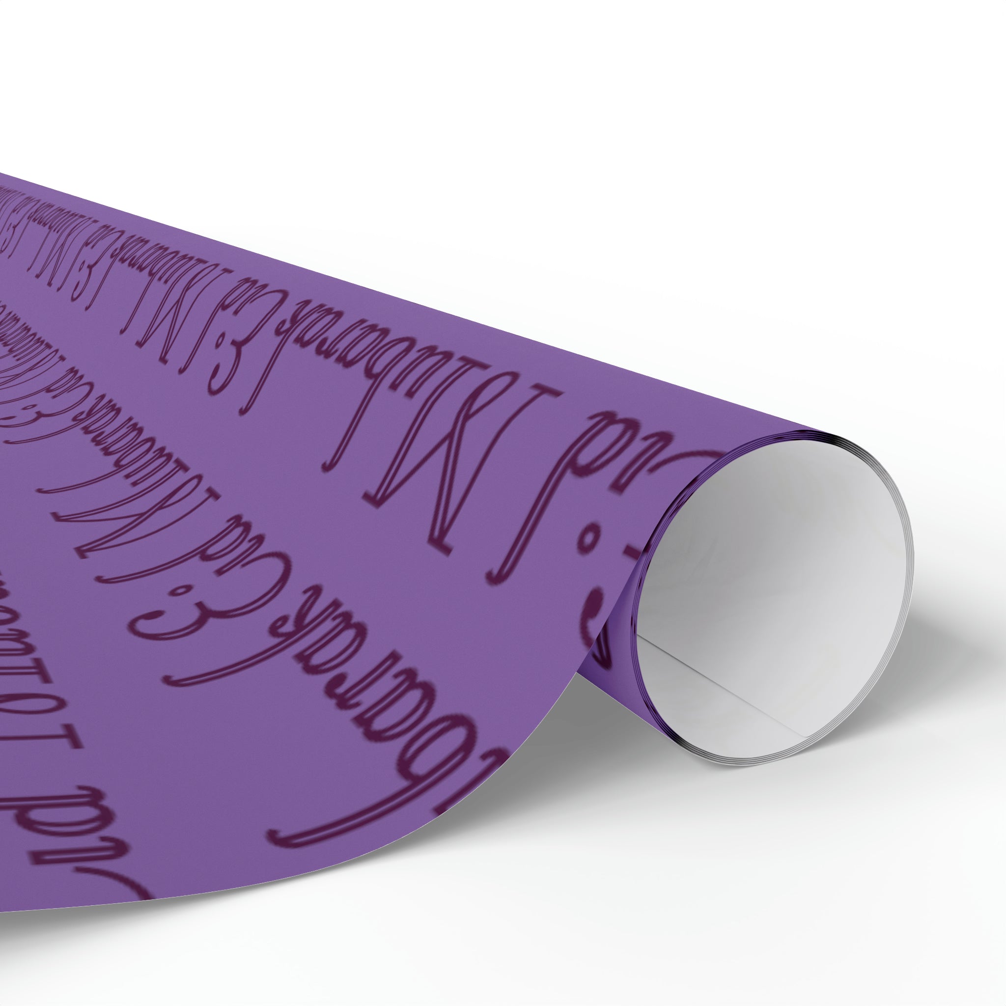Eid Mubarak Purple Holiday Gift Wrap Paper - Glossy Or Matte