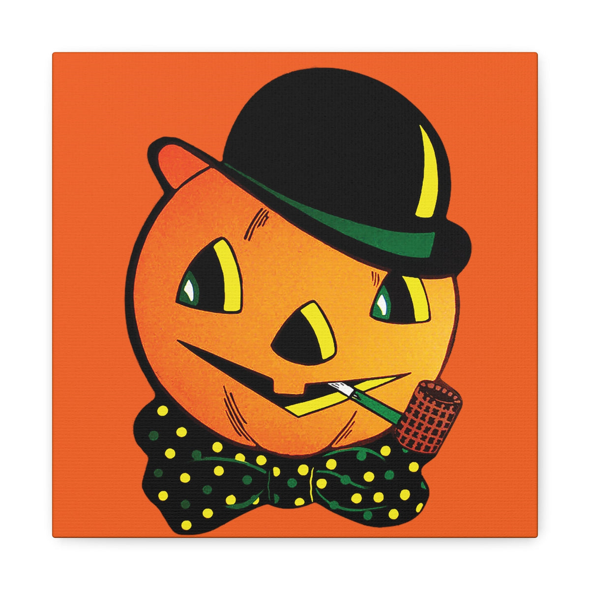 Scarecrow Halloween Decor Print Canvas Gallery Wrap