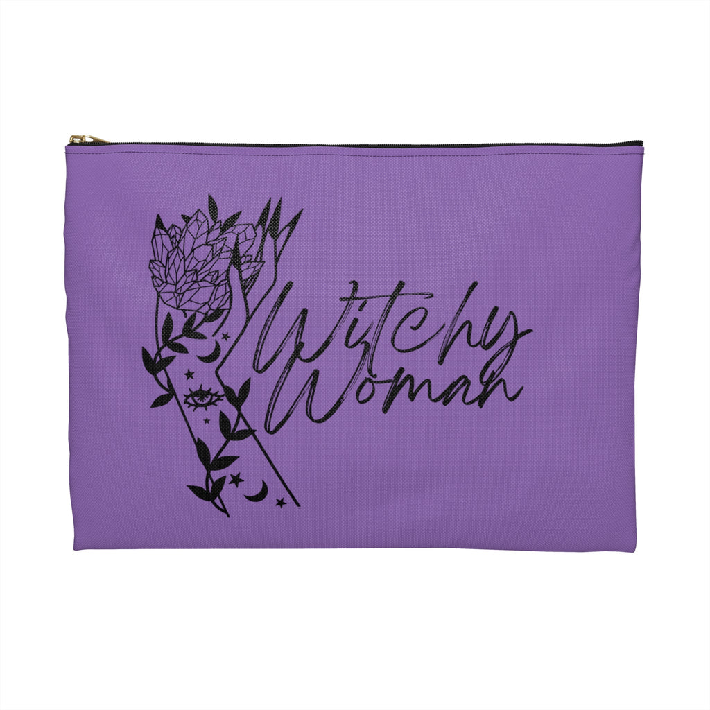 Witchy Woman Celestial Print Polyester Accessory Pouch Travel Bag