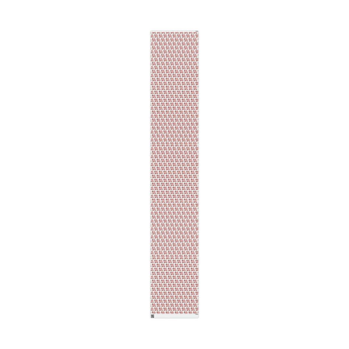 Holly Jolly Season Retro Style Christmas Print Holiday Gift Wrap Paper - Glossy Or Matte