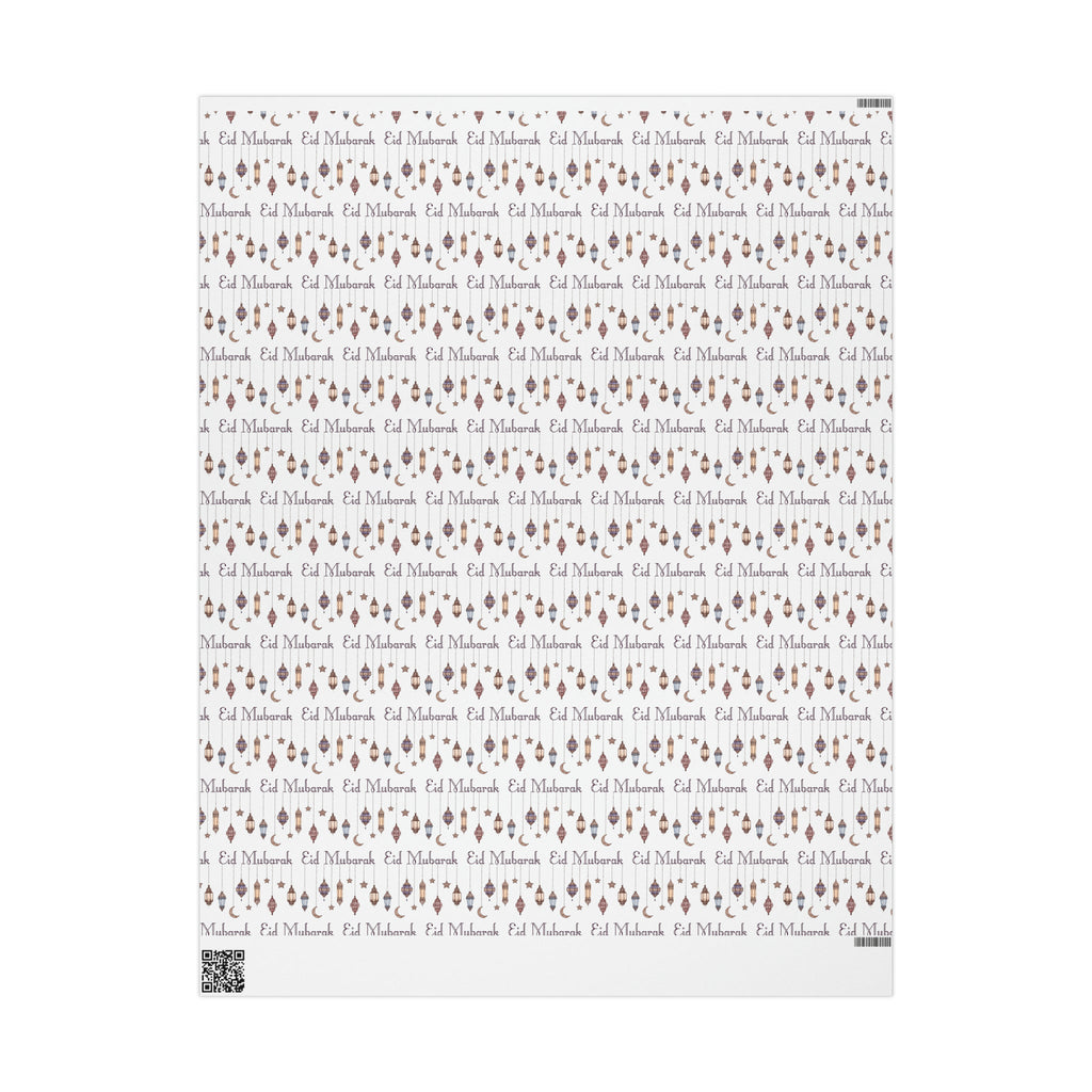 Eid Mubarak Festival Arabic Lanterns Holiday Holiday Gift Wrap Paper - Glossy Or Matte