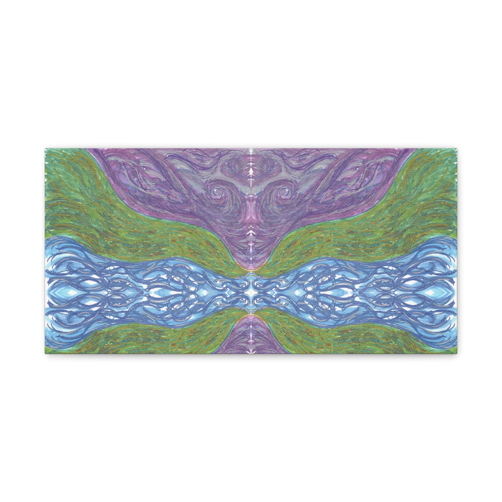 Purple Celestial Caden Caraco Art Canvas Gallery Wrap