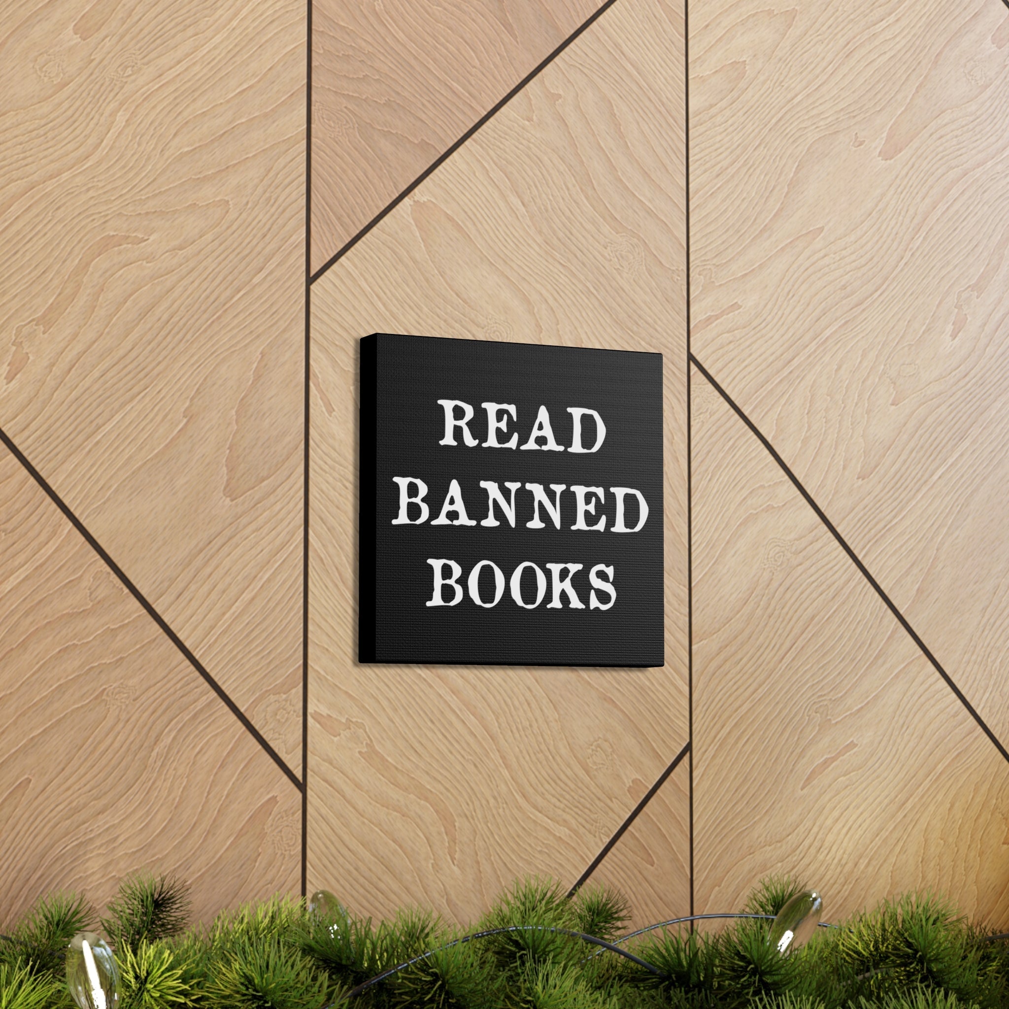 Read Banned Books Canvas Gallery Wraps