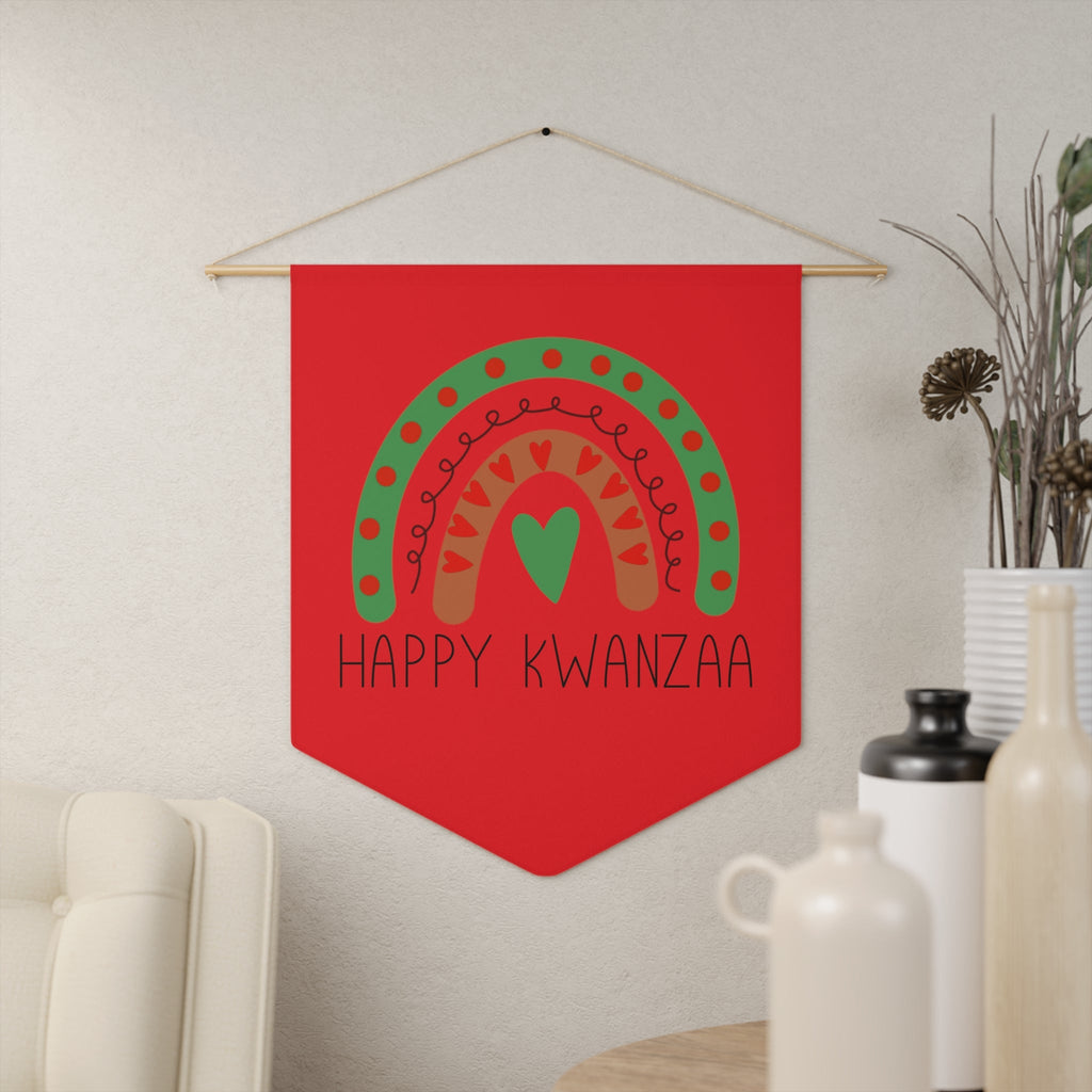 Happy Kwanzaa Wall Hanging Banner Flag