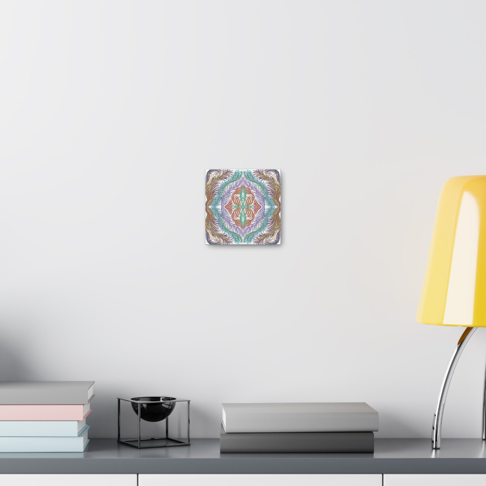 Space Feathers Variation 3 Caden Caraco Canvas Gallery Wrap