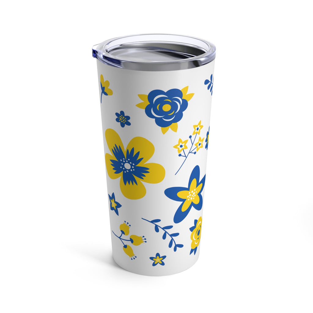 Ukraine Country Flowers Stainless Steel Tumbler 20oz