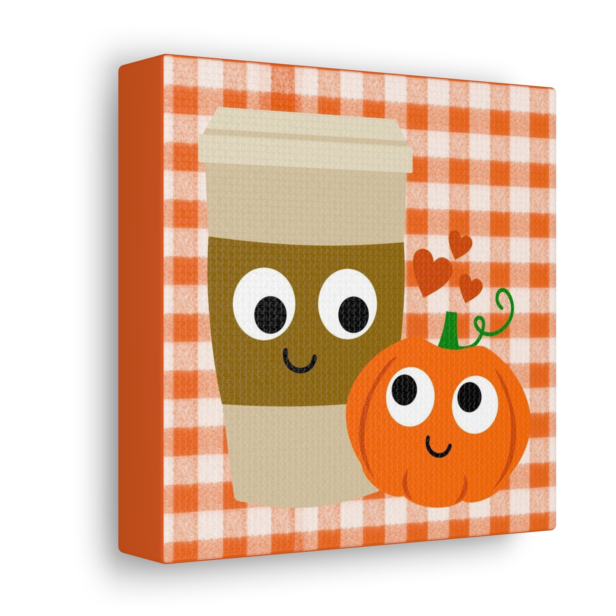 Pumpkin Spice Love Fall Print Canvas Gallery Wrap