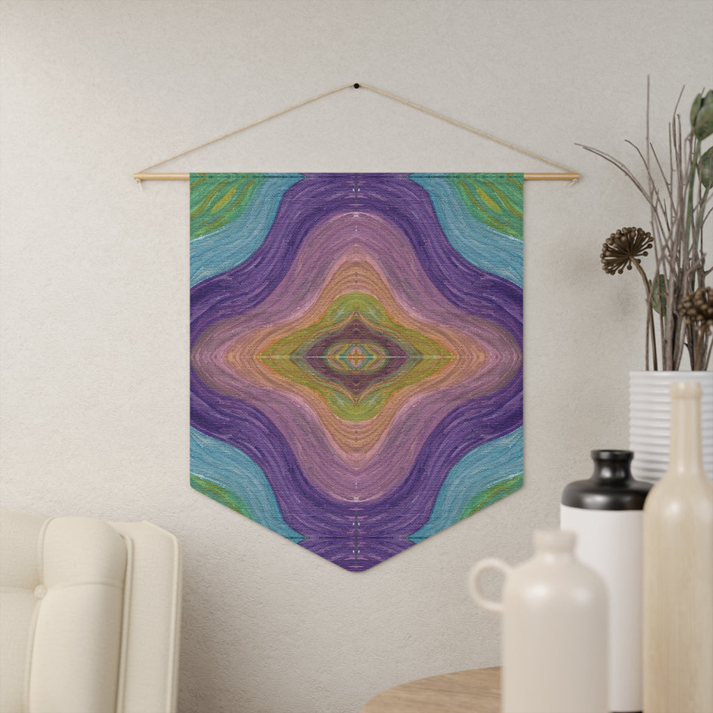 Solar Winds 6 Mosaic Good Vibrations 2 Caden Caraco Art Print Wall Hanging Banner Flag