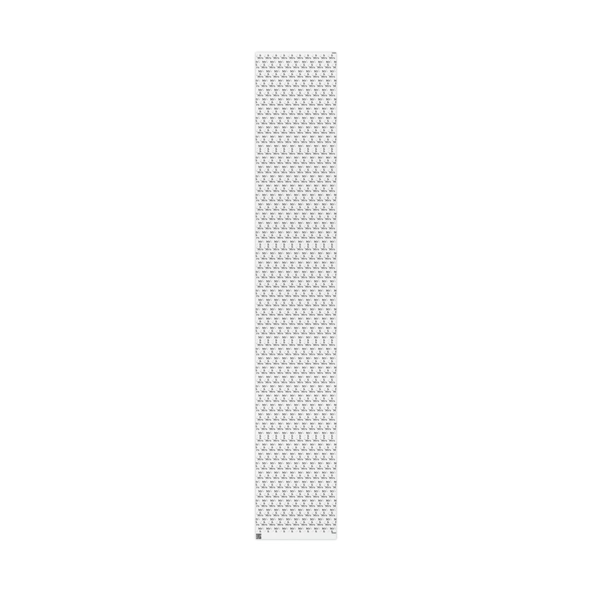 Mr. And Mrs. Atomic Mid Century Retro Style Wedding Holiday Gift Wrap Paper - Glossy Or Matte