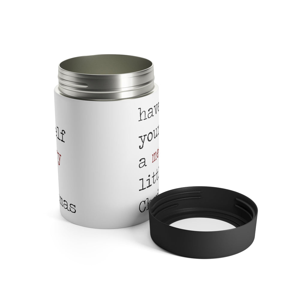 Have Yourself A Merry Little Christmas Print Stainless Steel Can Holder