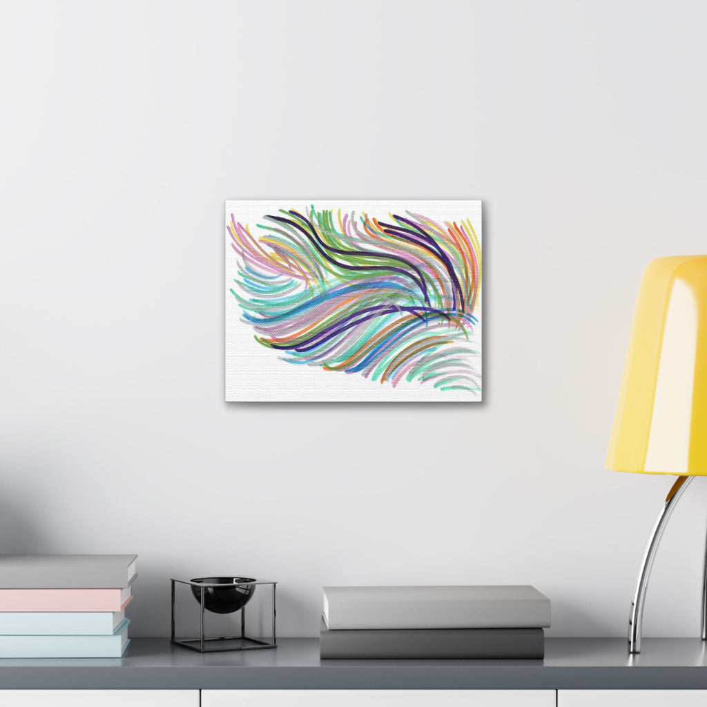 Space Feather Caden Caraco Canvas Gallery Wrap