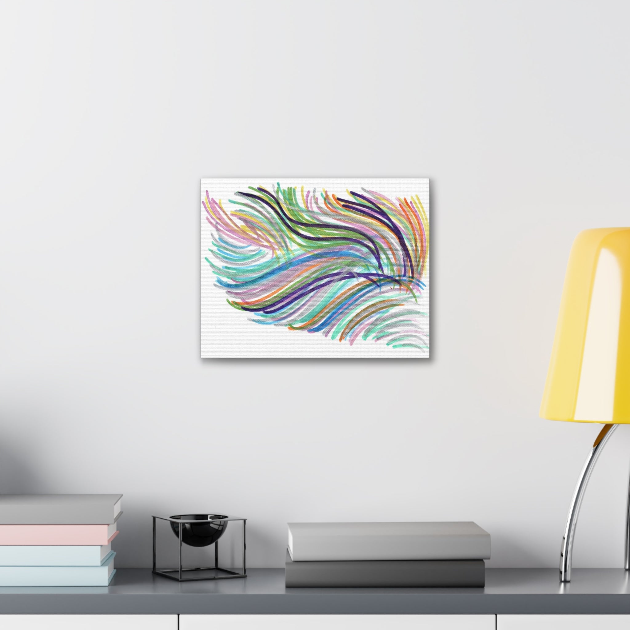 Space Feather Caden Caraco Canvas Gallery Wrap