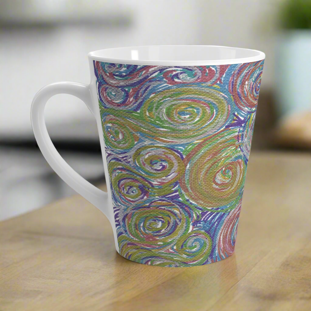 Swirls Of Spirals Caden Caraco Coffee Latte Mug