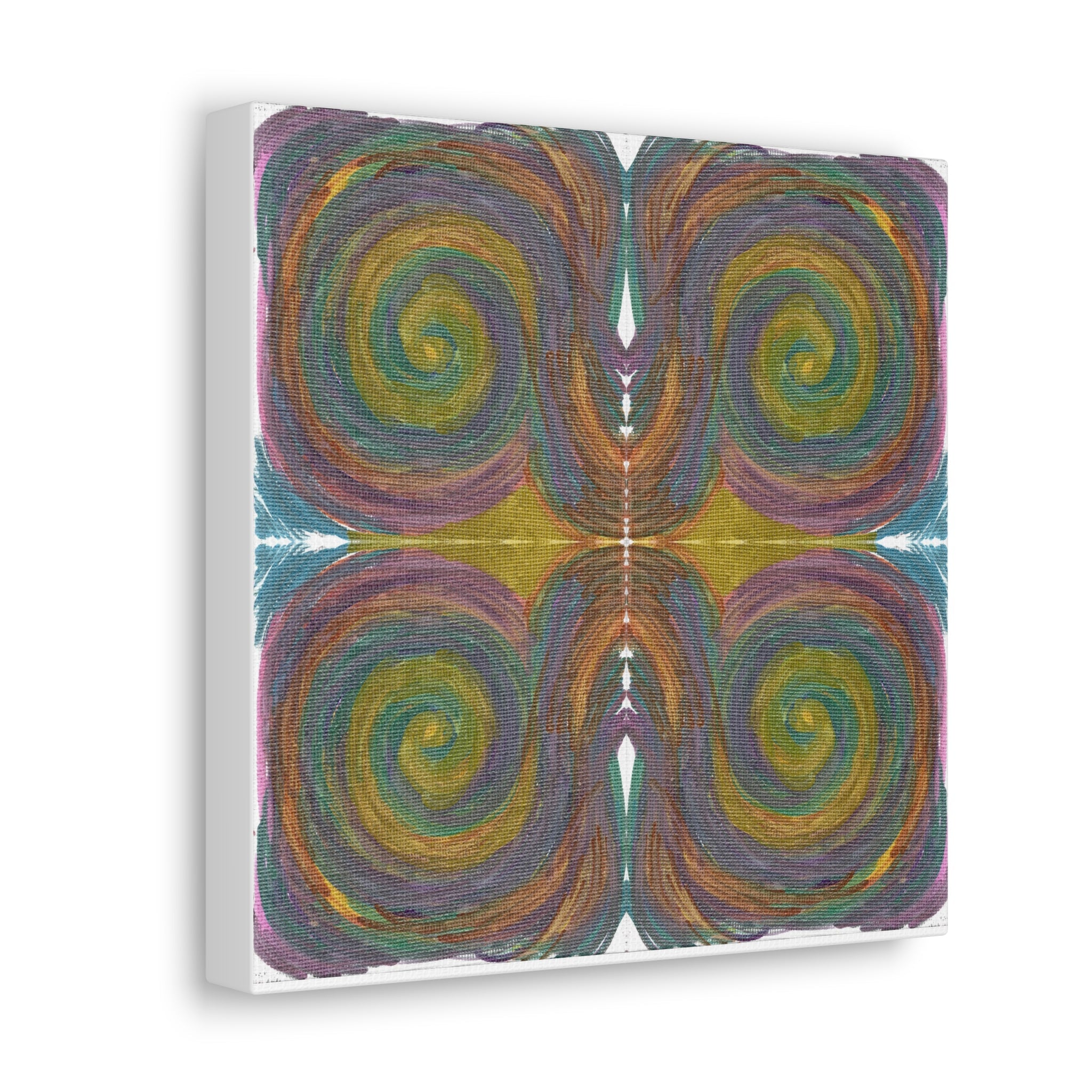 Solar Spirals Mosaic Caden Caraco Canvas Gallery Wrap