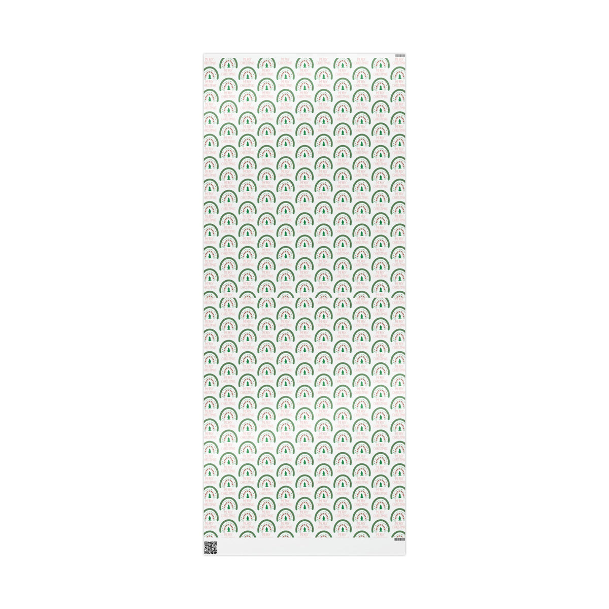 Merry Christmas Boho Rainbow Christmas Print Holiday Gift Wrap Paper - Glossy Or Matte
