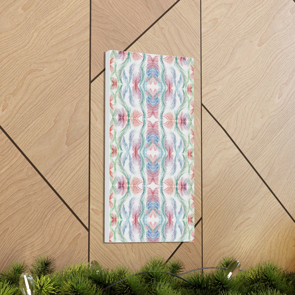 "Lunar Fireworks" Caden Caraco Canvas Gallery Wrap - 10" x 20"