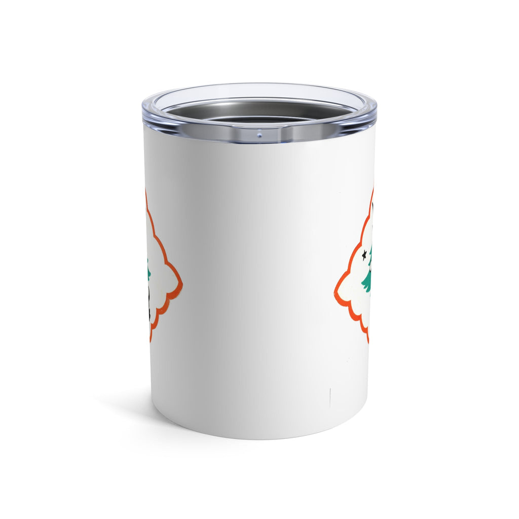 Scottie Christmas Tree Retro Christmas Print Stainless Steel Tumbler 10oz