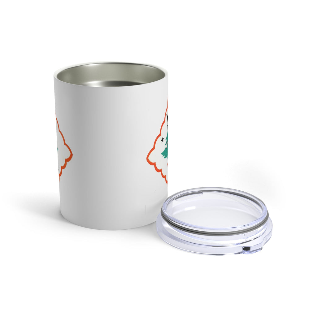 Scottie Christmas Tree Retro Christmas Print Stainless Steel Tumbler 10oz