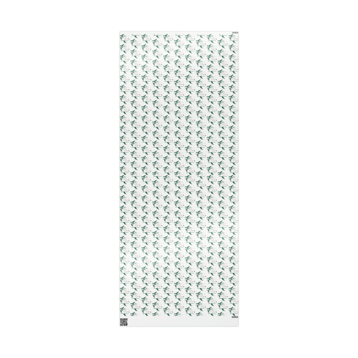 Season's Greetings Pine Mid Century Retro Christmas Print Holiday Gift Wrap Paper - Glossy Or Matte