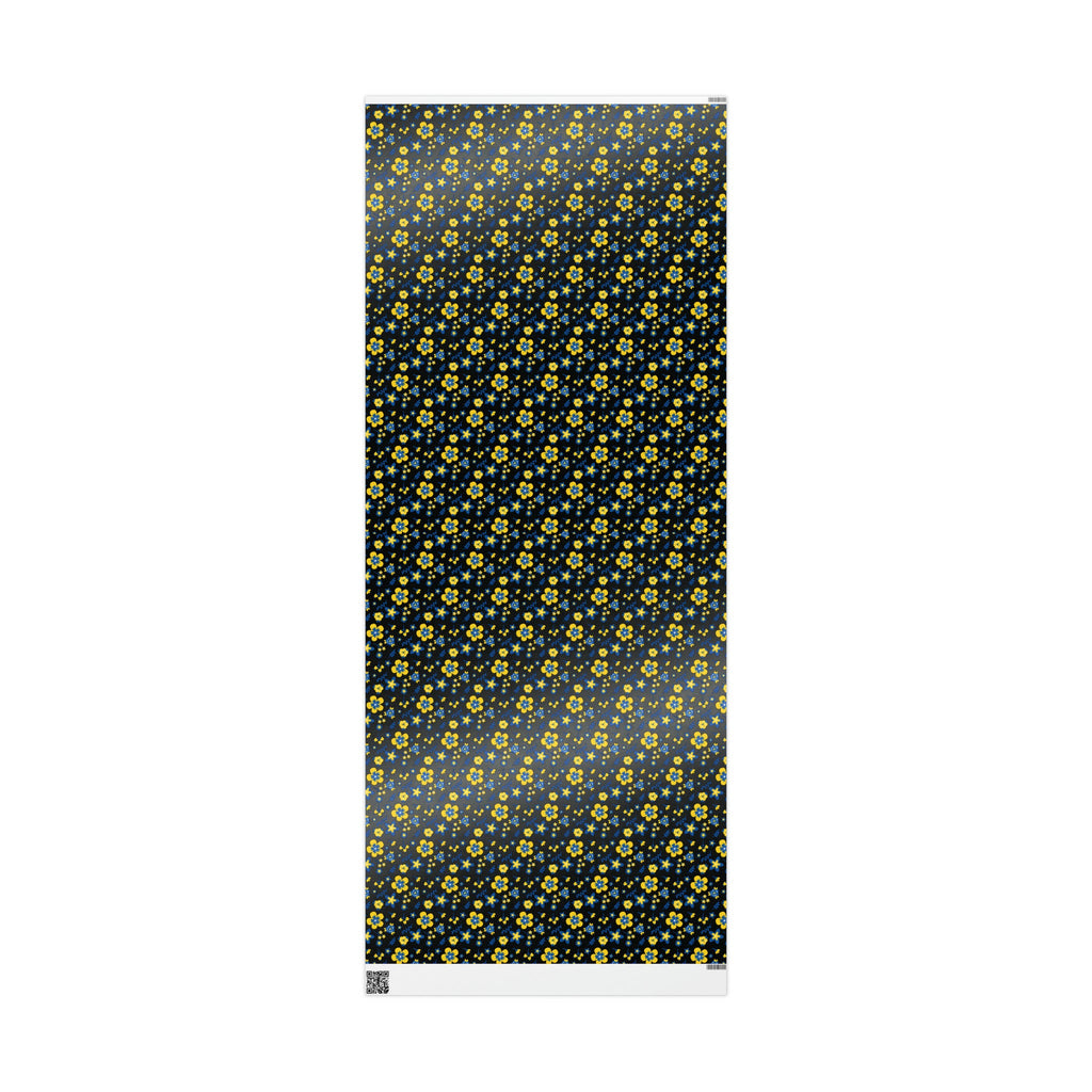 Ukranian Country Flowers Spring Holiday Gift Wrap Paper - Glossy Or Matte