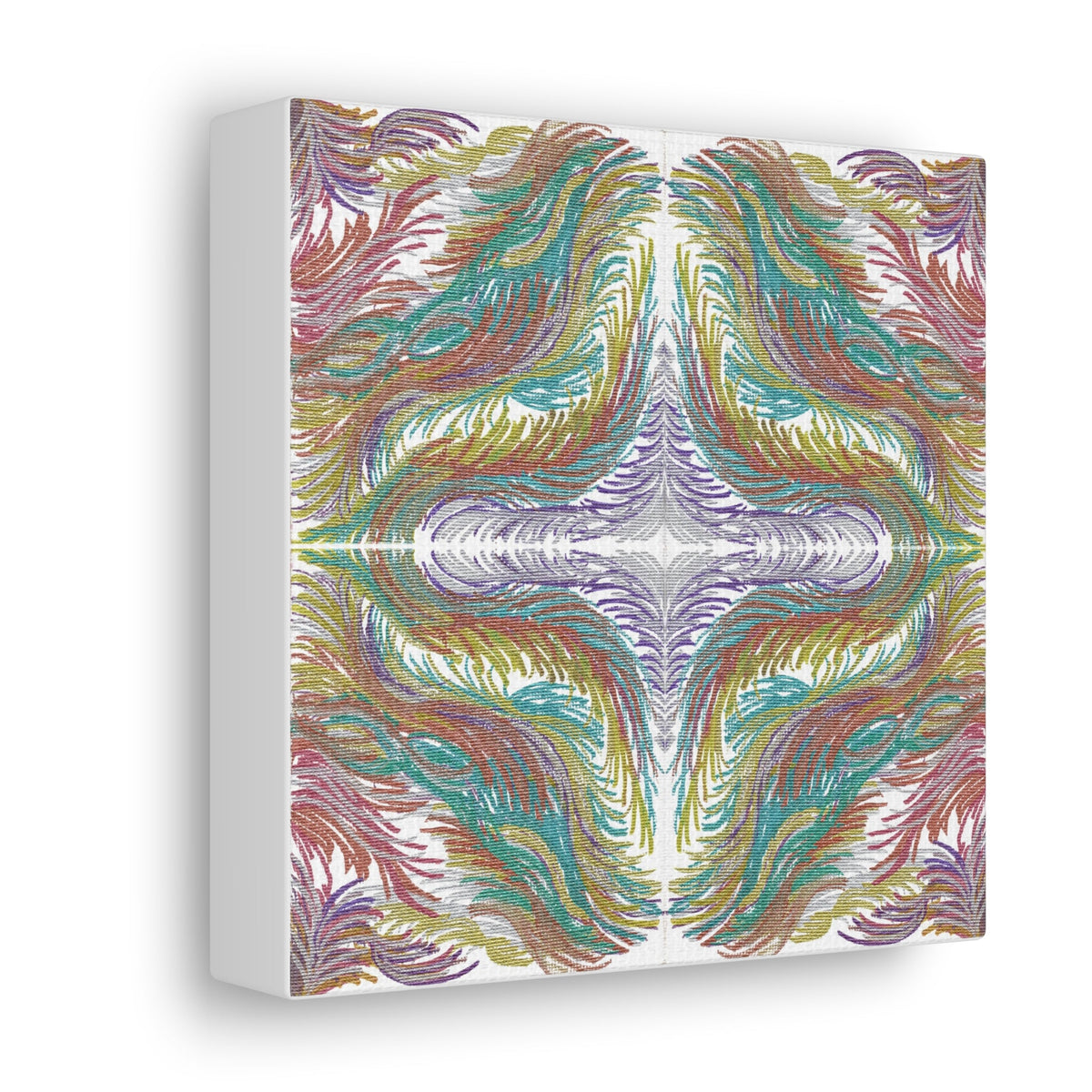 Space Feathers 4 Variation 1 Caden Caraco Canvas Gallery Wrap