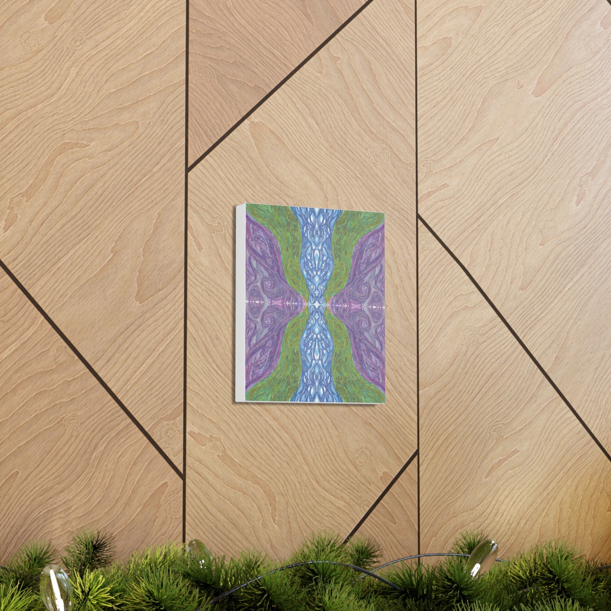 Lumerian Stream Caden Caraco Art Canvas Gallery Wrap