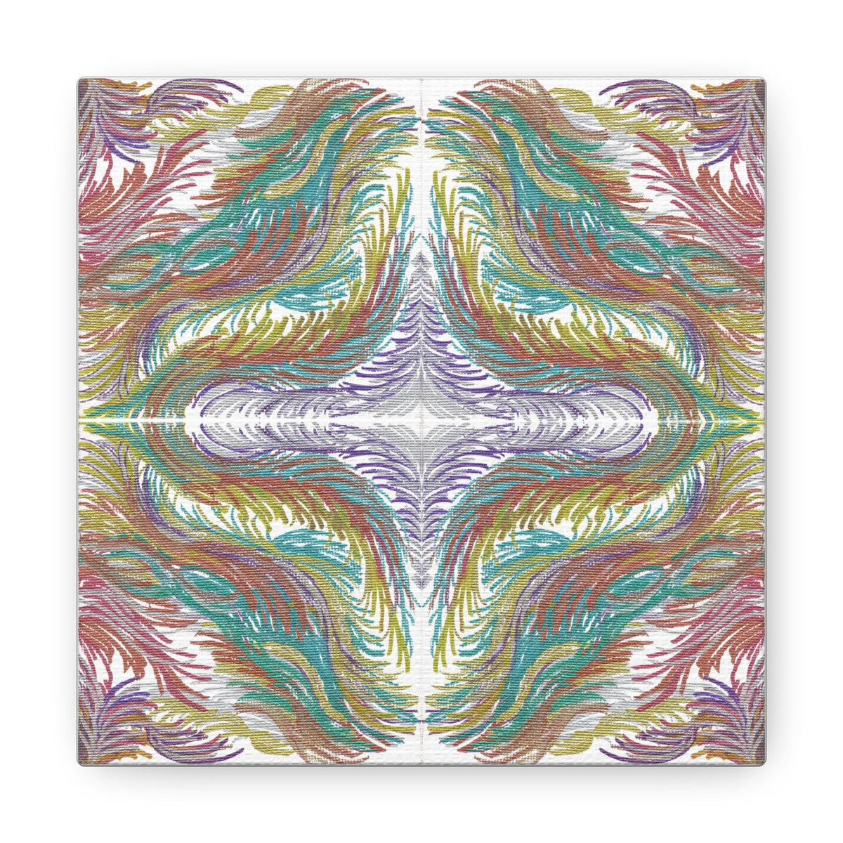 Space Feathers 4 Variation 1 Caden Caraco Canvas Gallery Wrap
