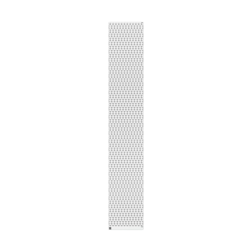 Mr. And Mr. Atomic Mid Century Retro Style Wedding Holiday Gift Wrap Paper - Glossy Or Matte
