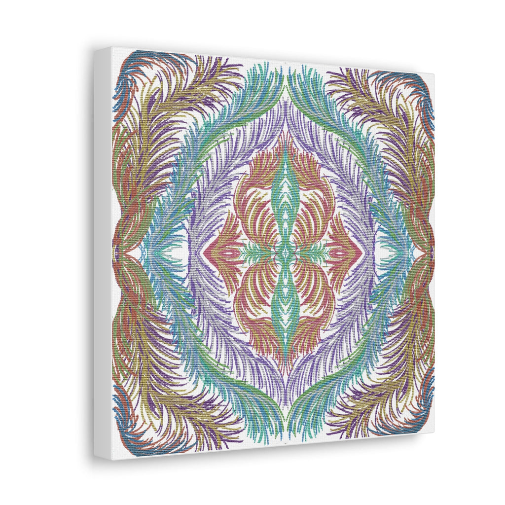 Space Feathers Variation 3 Caden Caraco Canvas Gallery Wrap