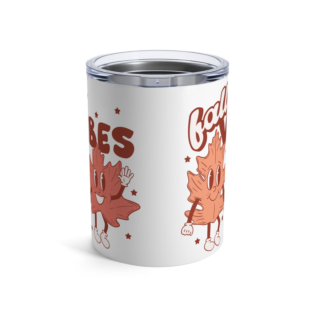 Fall Vibes Leaf Friends Fall Autumn Retro Style Stainless Steel Tumbler 10oz