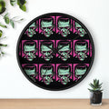 Frankenstein Monster Black Wall Clock