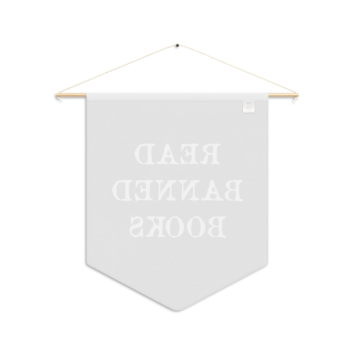 Read Banned Books Wall Hanging Pennant Banner Flag