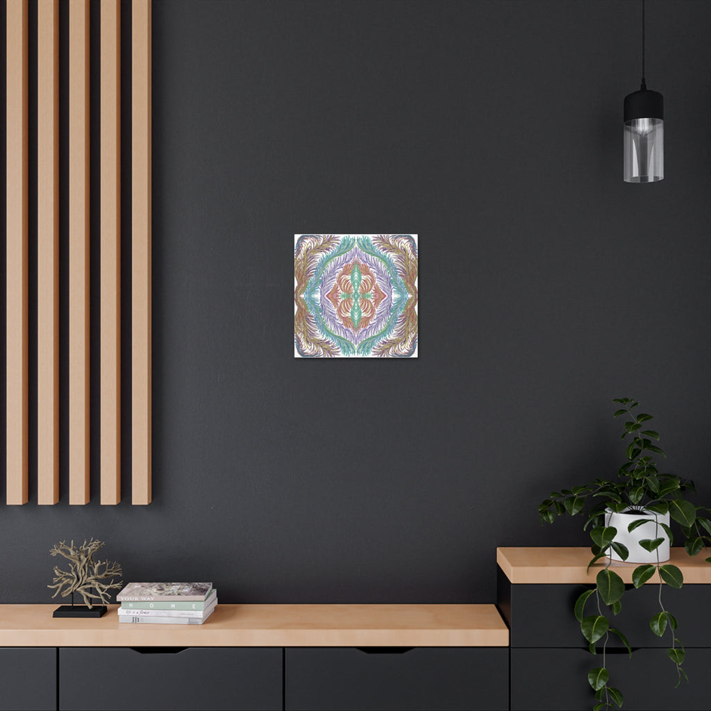 Space Feathers Variation 3 Caden Caraco Canvas Gallery Wrap