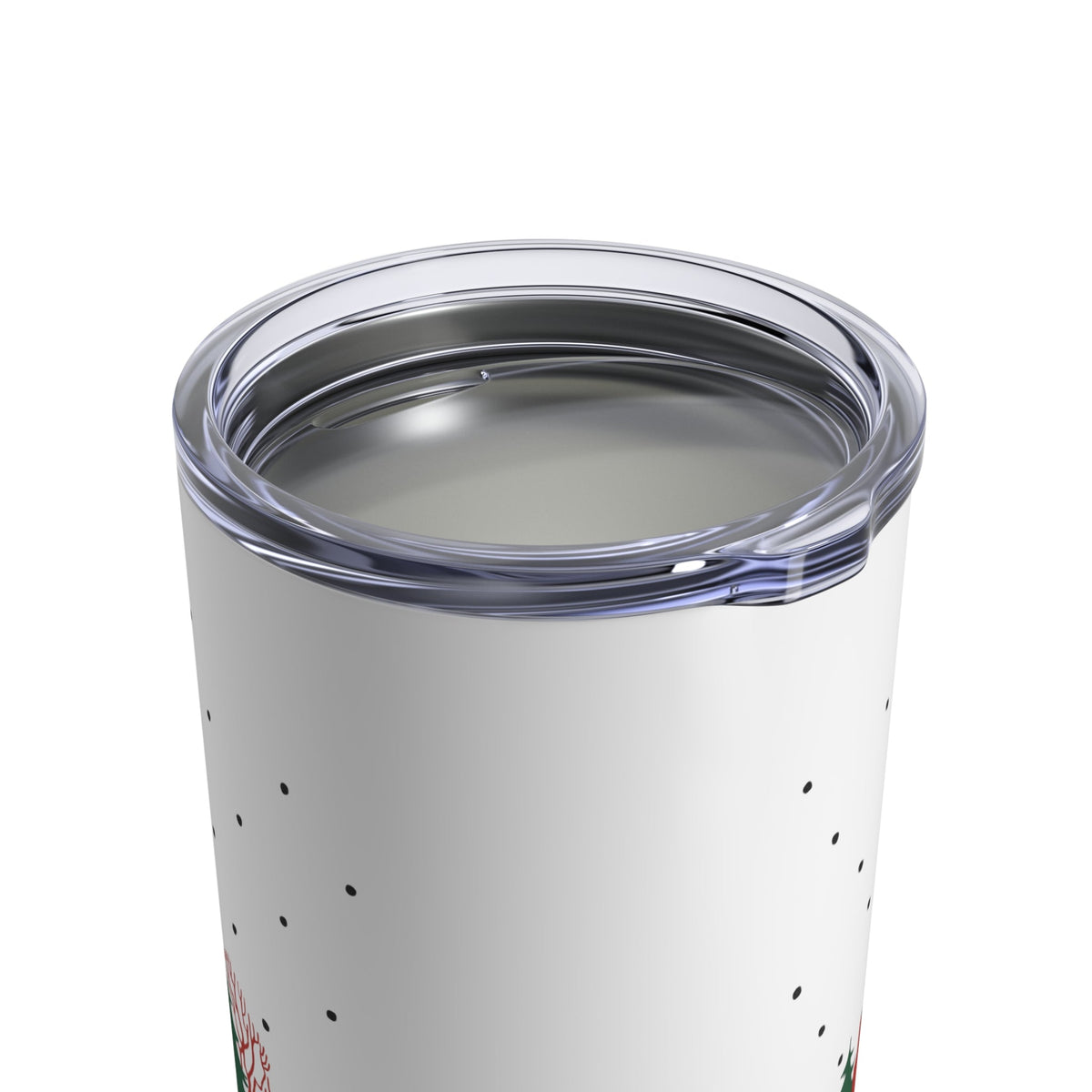 Cozy Winter Christmas Home Retro Mid Century Christmas Print Stainless Steel Tumbler 10oz