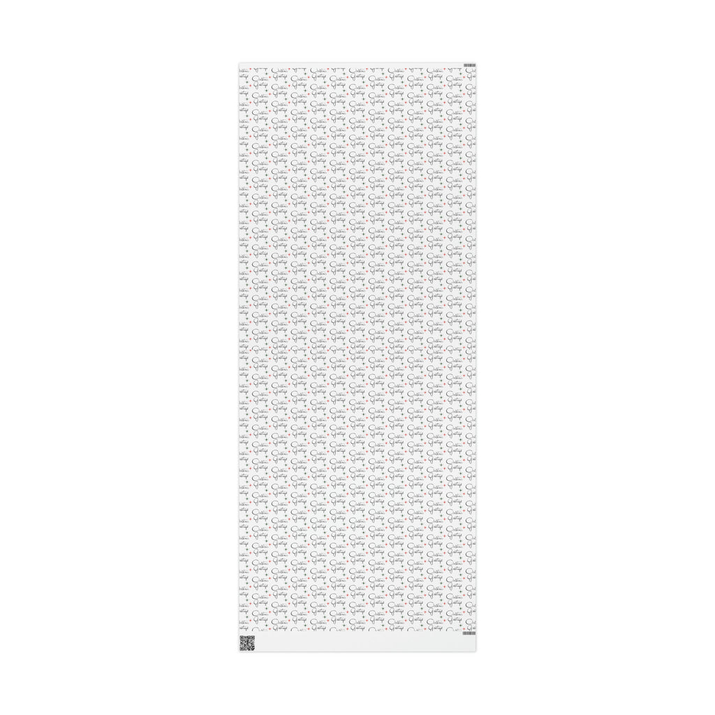 Christmas Greetings Starburst Atomic Mid Century Retro Christmas Style Holiday Gift Wrap Paper - Glossy Or Matte