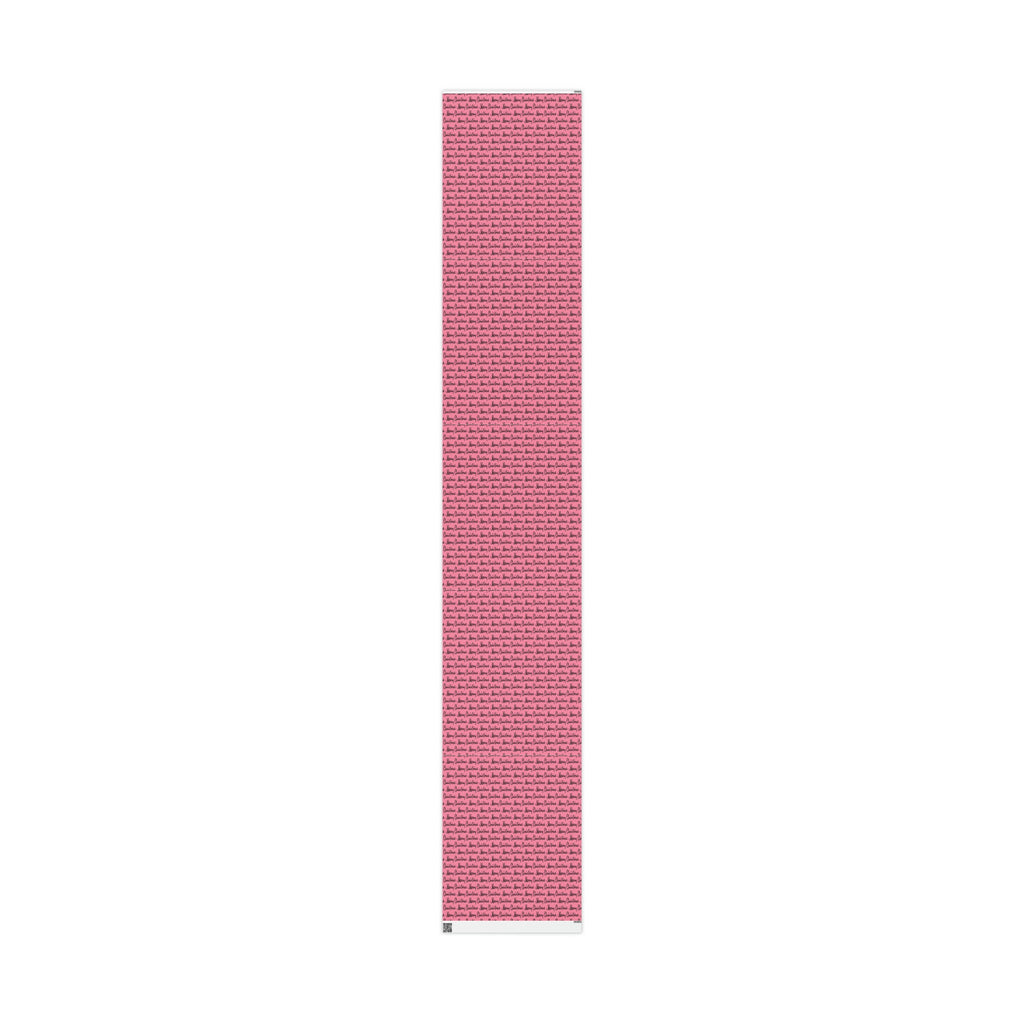 Merry Christmas Pink Mid Century Retro Christmas Print Holiday Gift Wrap Paper - Glossy Or Matte